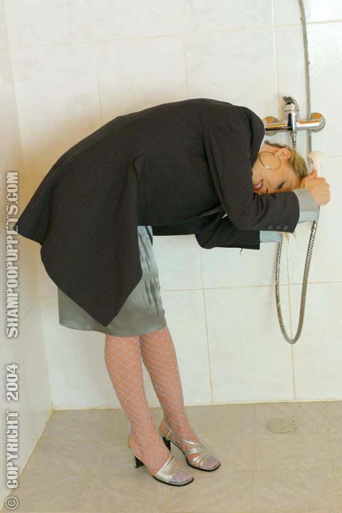 9124 SP self shampooing hairwash tub shower