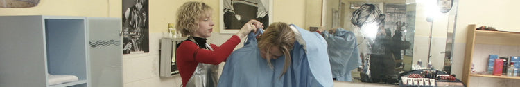 n005 Coiffeuse Yasmin France in RSK apron