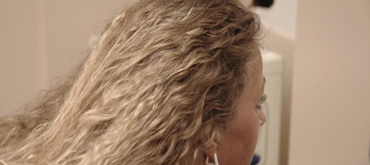 permed hair