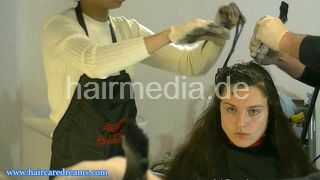 104 Black hairspray - Alina coloring black - multicaped, 4 hand