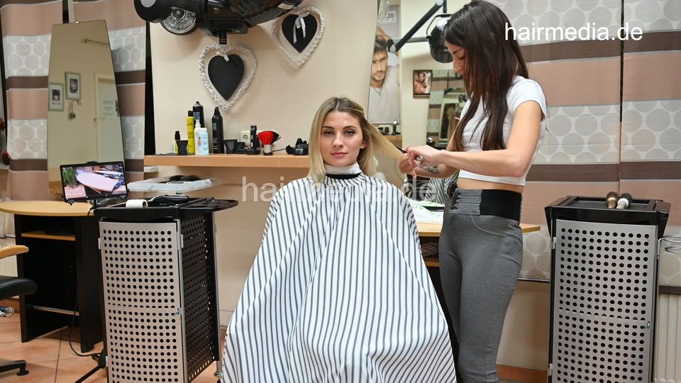 Michelle by Leyla dry bob haircut