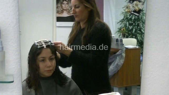 060118 Nisa teen perm by Grazia 1 - dry haircut and foam perm