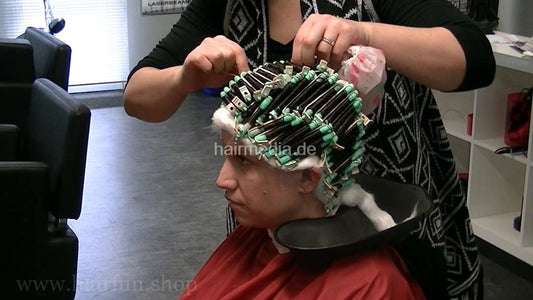 0721 Doro forced afro perm Part 2