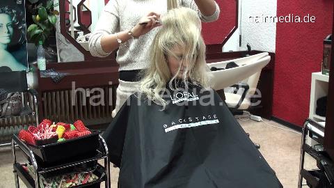 497 EvaB 4 wet set rollerset and hooddryer in salon by NadjaZ