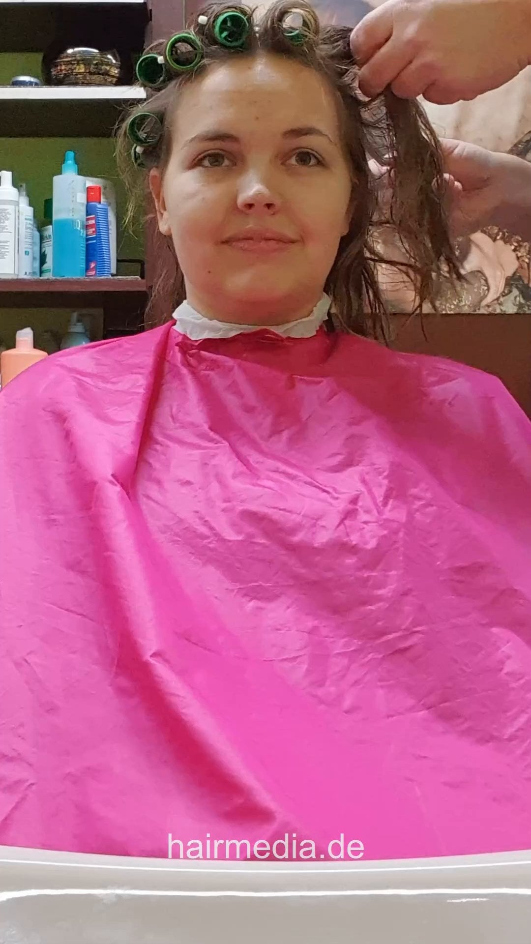 Jamilla teen barberette student first day 2 wetset by barber