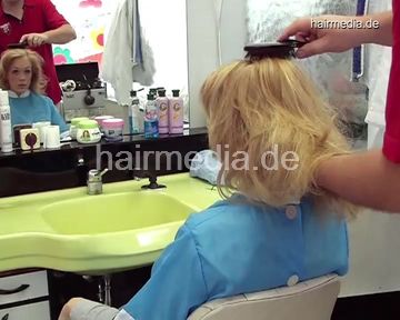 161 6 Jasmin Shampoo by barber backward in forward sink