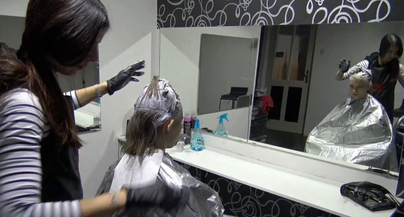 170319 Kati First Day Going Blonde