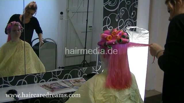 Terentia Pink Rollerset