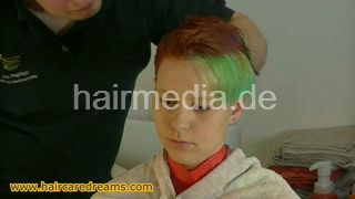 1903 Kaleida coloring red - by barber