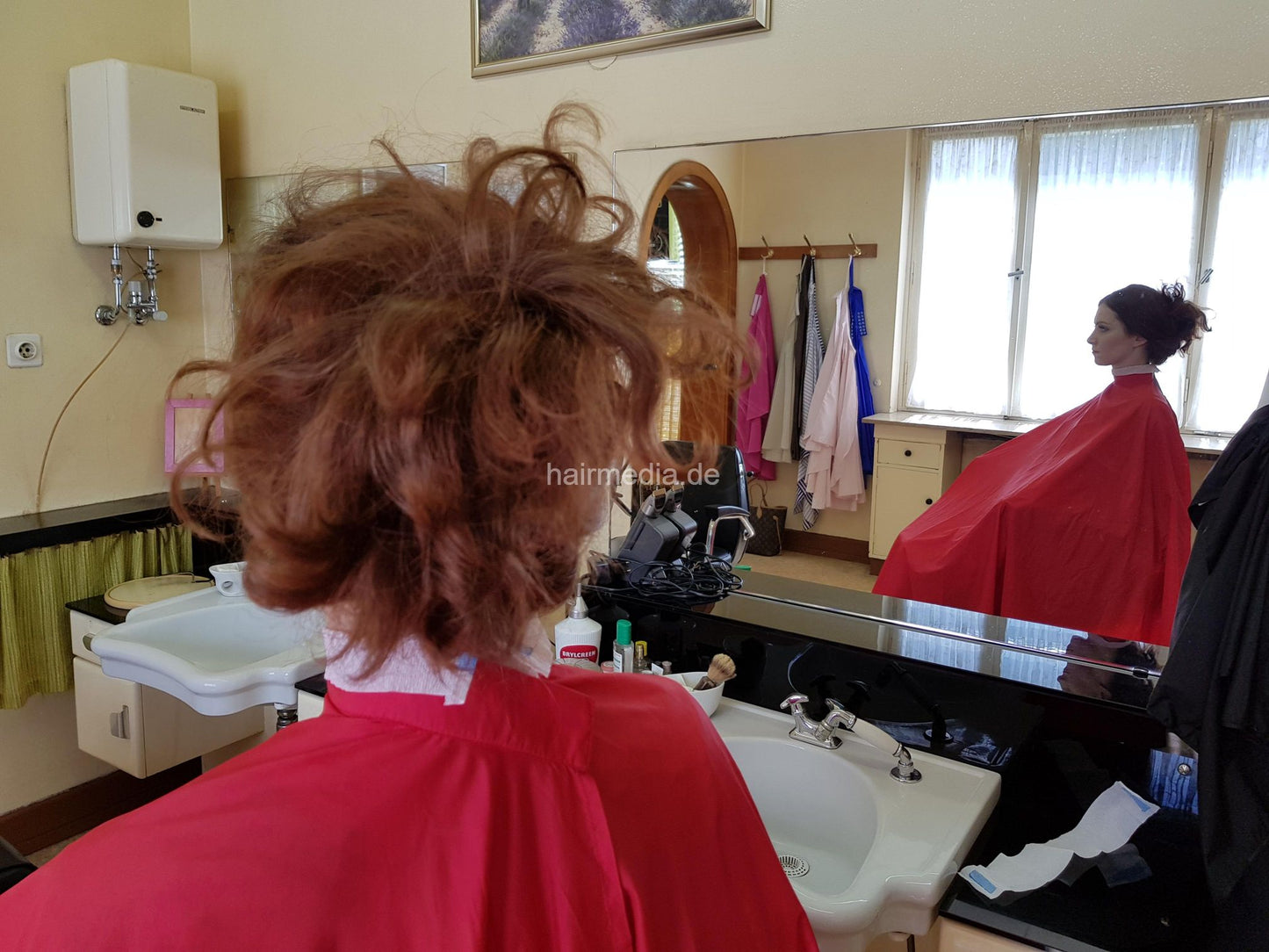 8147 JuliaR caping in vintage barbershop slideshow
