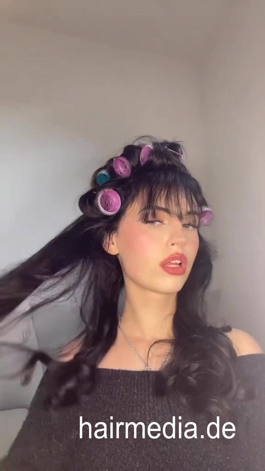 1076 Zoe removing velcro rollers