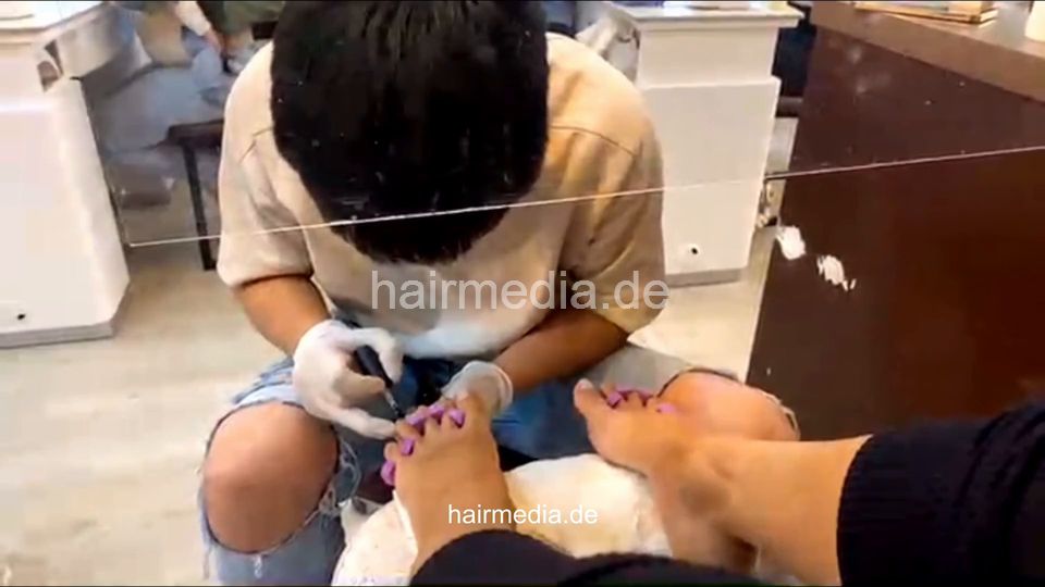 6315 Zoya doing nail and feet