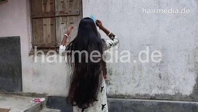 1242 Mridula Twin Braids Forward Hair Wash By Self And By Male