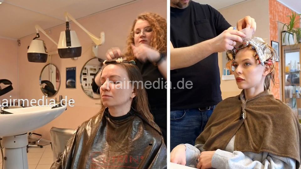 7206 Ukrainian hairdresser in Berlin 240330 1 st session Part 1