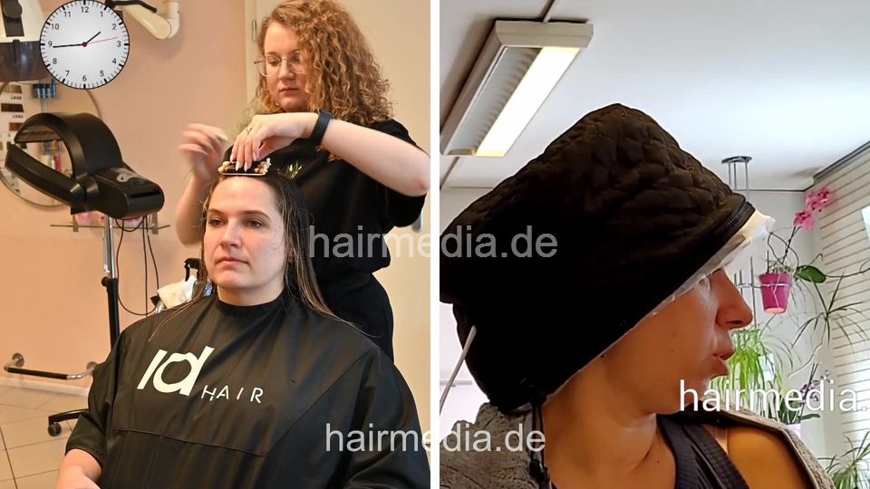 7206 Ukrainian hairdresser in Berlin 240331 darkblonde 1 shampoo and cut