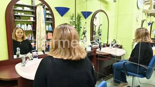1050 250107 private livestream teen Jamllla by barber. multicape multiple shampooing, first wetset, barberette action