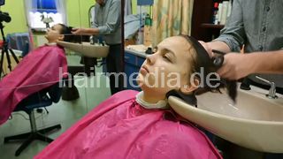 1050 250107 private livestream teen Jamllla by barber. multicape multiple shampooing, first wetset, barberette action