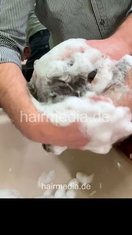 Josh by barber. multicape multiple forward shampooing, treatment hooddryer - sidecam vertical video