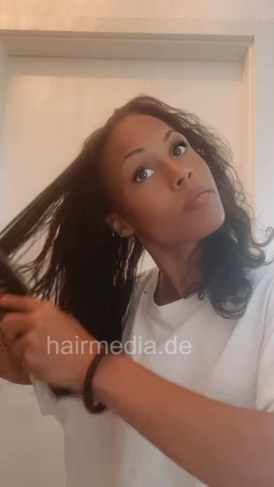 1076 Tati home forward shampoo and blow styling