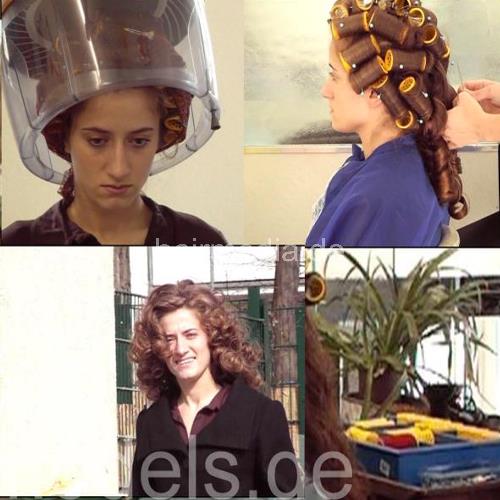 684 Carla by LauraB shampoo and wet set in pvc cape complete