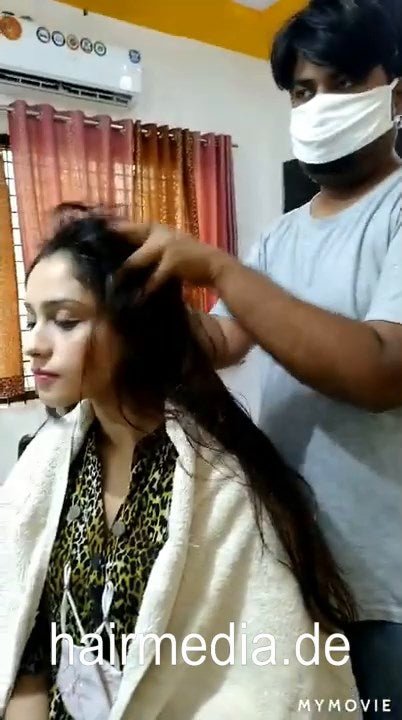 9149 Beautiful Model Sp Hair Massage, Shampoo