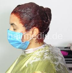 Begüs complete 4,5 hours, haircut, bleaching, perm, going red and blue, several shampooings