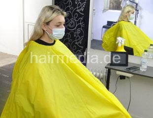 Assija complete 5,5 hours, haircut, bleaching, perm, going red and blue, several shampooings