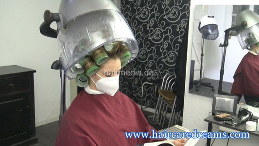 Evelyn big rollerset