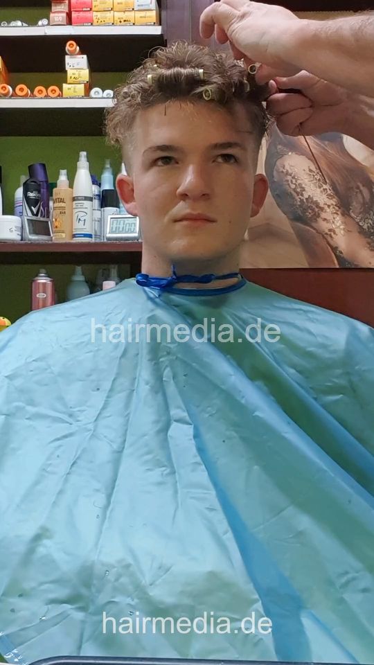 2029 Fabian 3 by salonbarber rollerset small metal rollers vertical video