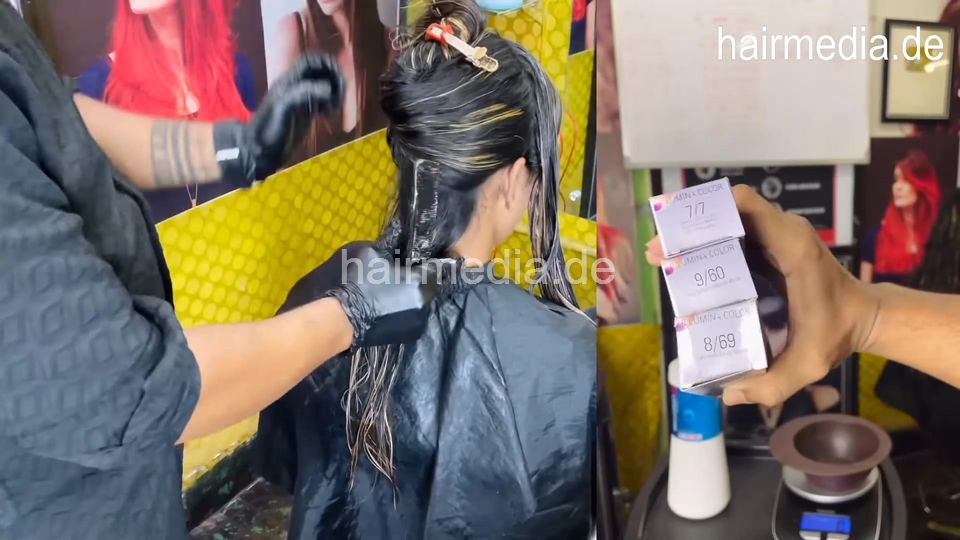 9149 Golden Balayage Highlighting At Beauty Salon Of Ashley