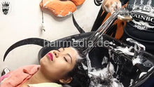 Load image into Gallery viewer, 9149 Heavy Shampoo Backward At Salon Of Model A With Makeup
