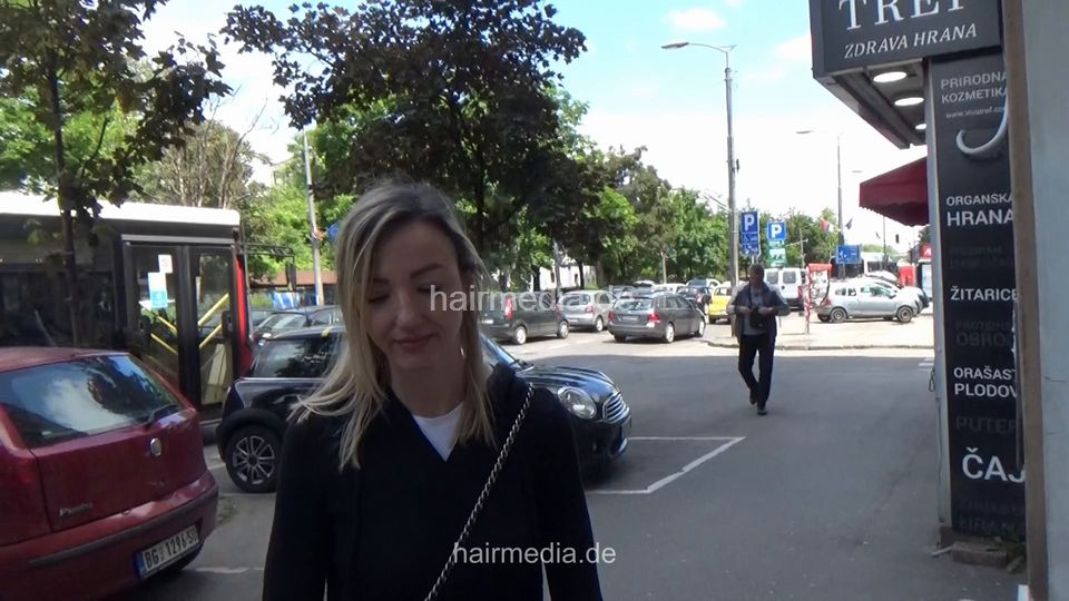 Spring Arising - IvanaVH - Color, shampoo, wetset. Model with very thin hair, shampooed by barber