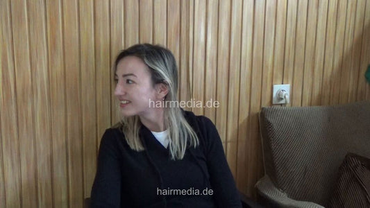 Spring Arising - IvanaVH - Color, shampoo, wetset. Model with very thin hair, shampooed by barber