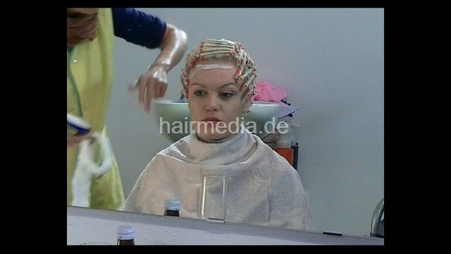Laura Klara: Klara blonde perm Part 1