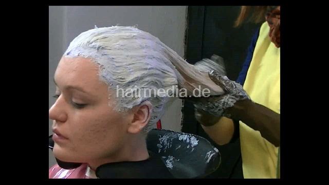 Laura Klara: Klara going blonde Part 2