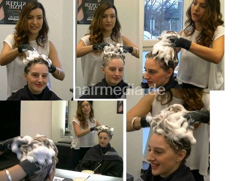 Larina salon upright shampooing