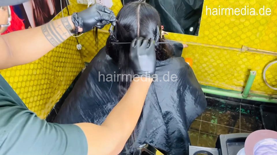 9149 Long Hair Highlights Of Surbhi And Straightened Hair