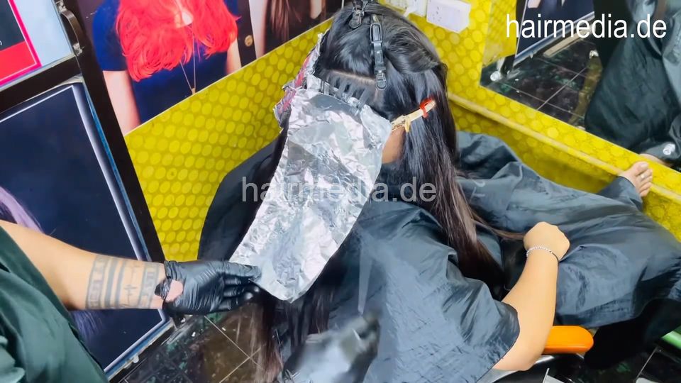 9149 Long Hair Highlights Of Surbhi And Straightened Hair