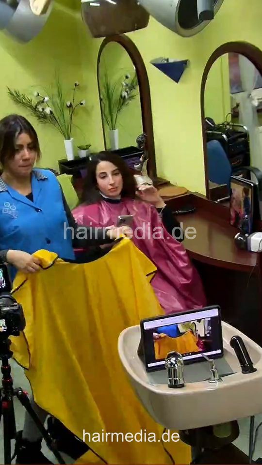 1252 Mahshid by AliciaN and barber, shampoo and set private livestream