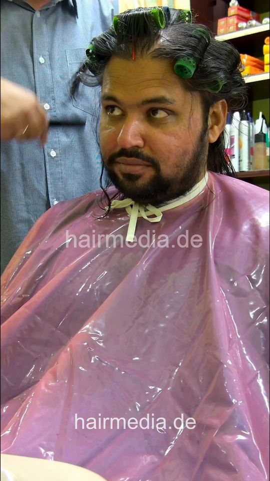 2304 Nasir 2 long male hair wetset - vertical video