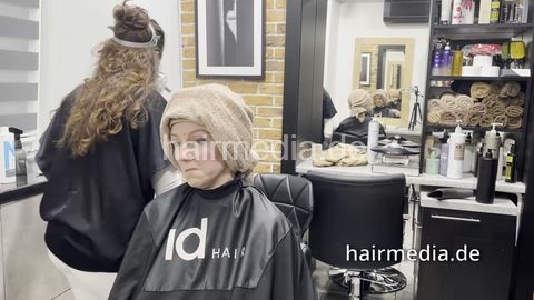 7200 Alena by Anastasia Ukrainian perm Part 3 using respirator