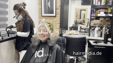 7200 Alena by Anastasia Ukrainian perm Part 3 using respirator