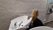 Load image into Gallery viewer, 1076 Nataliia XXL blonde hair salon shampoo and wetset