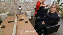 Load image into Gallery viewer, 1076 Nataliia XXL blonde hair salon shampoo and wetset