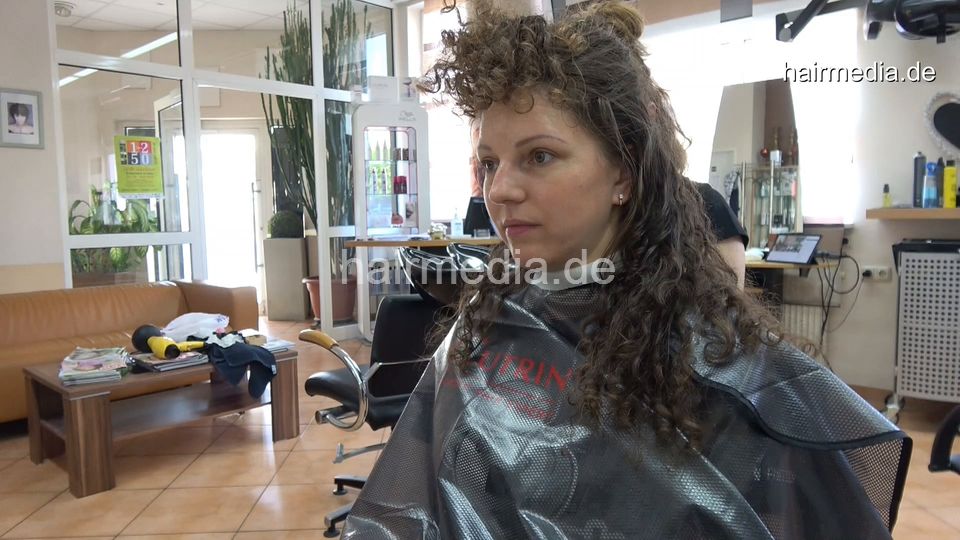 7203 Second 1 dry haircut long thick curly hair