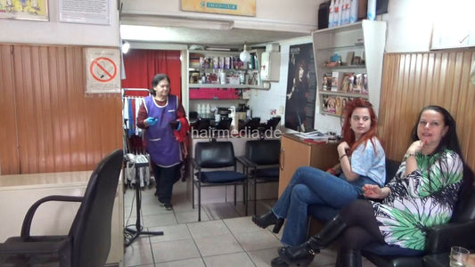 April Duo Slobodanka shampoo by barber and haircut