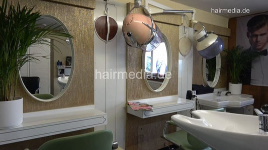 1238 Tetjana 1 waiting in salon along with mother