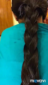 9149 Thick Longhair Oiling Session For Peaceful Married Life