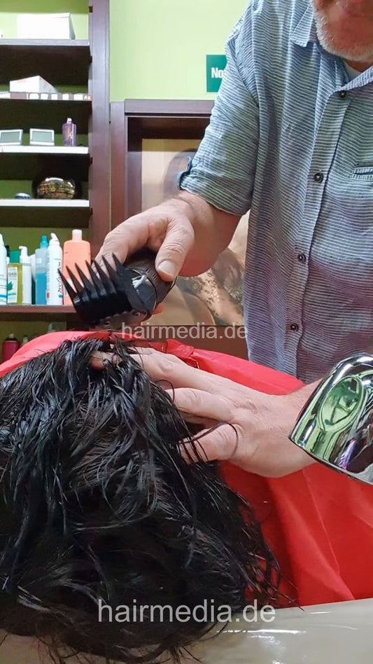 2303 YvonneT 2 buzz and haircut