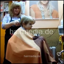 coiffeur young boys salon haircutting and headshave collection